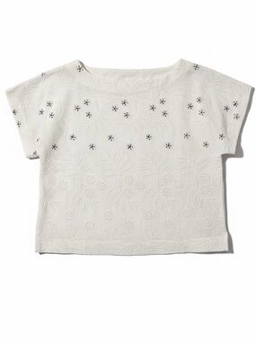 Solitaire Embroidered Beaded Blouse – Medium